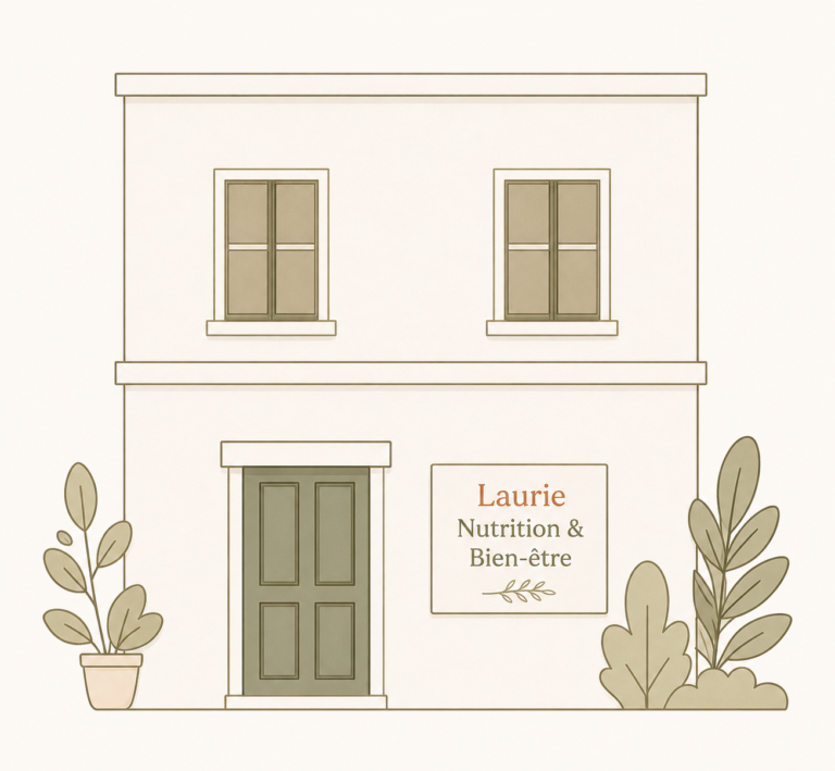Illustration du cabinet Laurie Nutrition & Bien-être à Châtillon-sur-Chalaronne